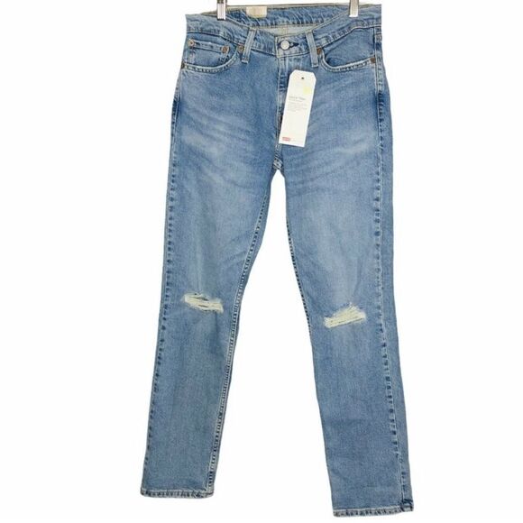 New LEVI'S 511 Men's Jeans SLIM 30x30 Medium Blue C21 - Picture 3 of 10